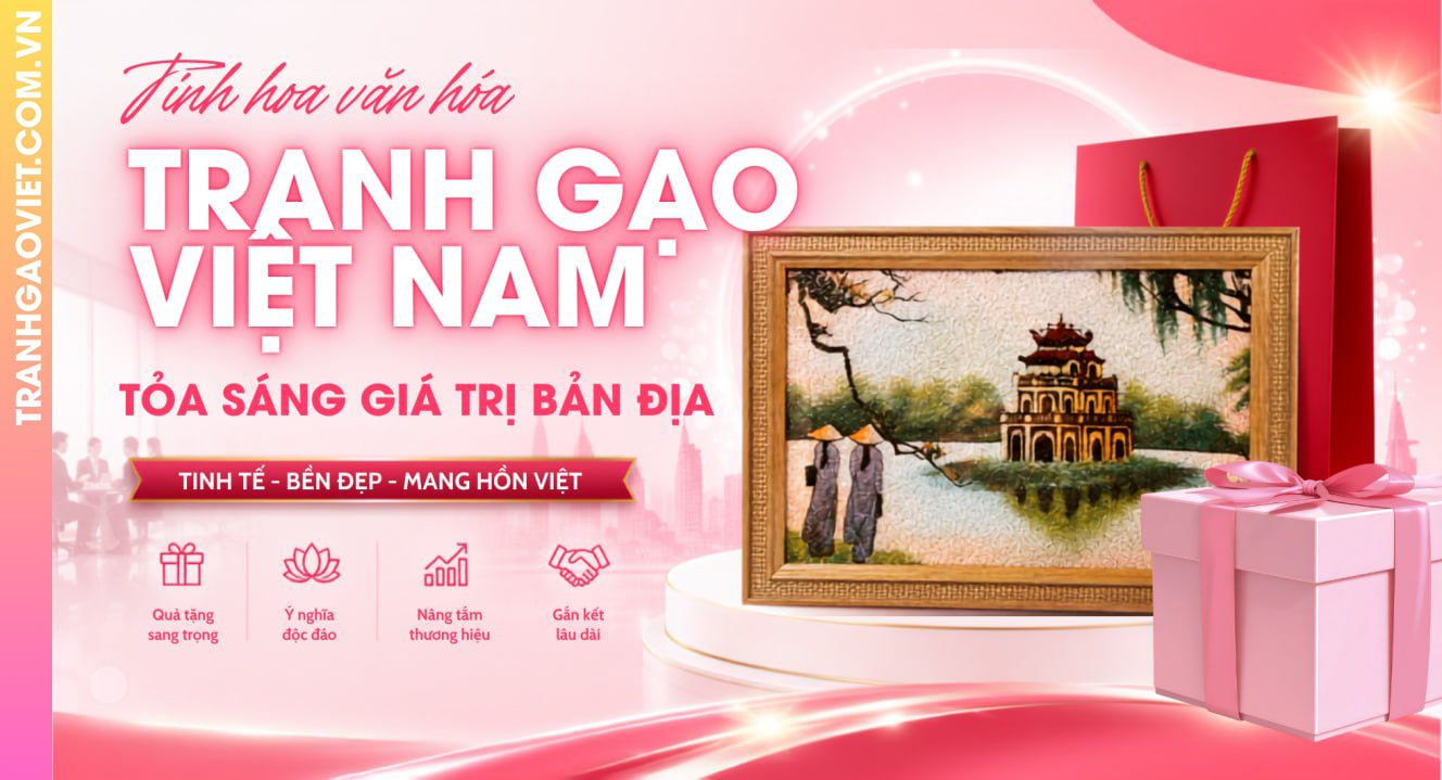 Tranh Gạo Việt Nam Và Giá Trị Của Nghề Thủ Công Bản Địa