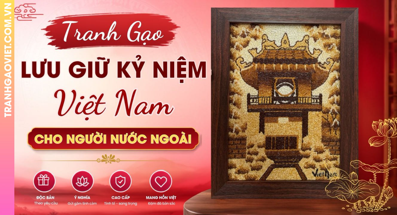 Tranh Lưu Giữ Kỷ Niệm Chuyến Đi Việt Nam