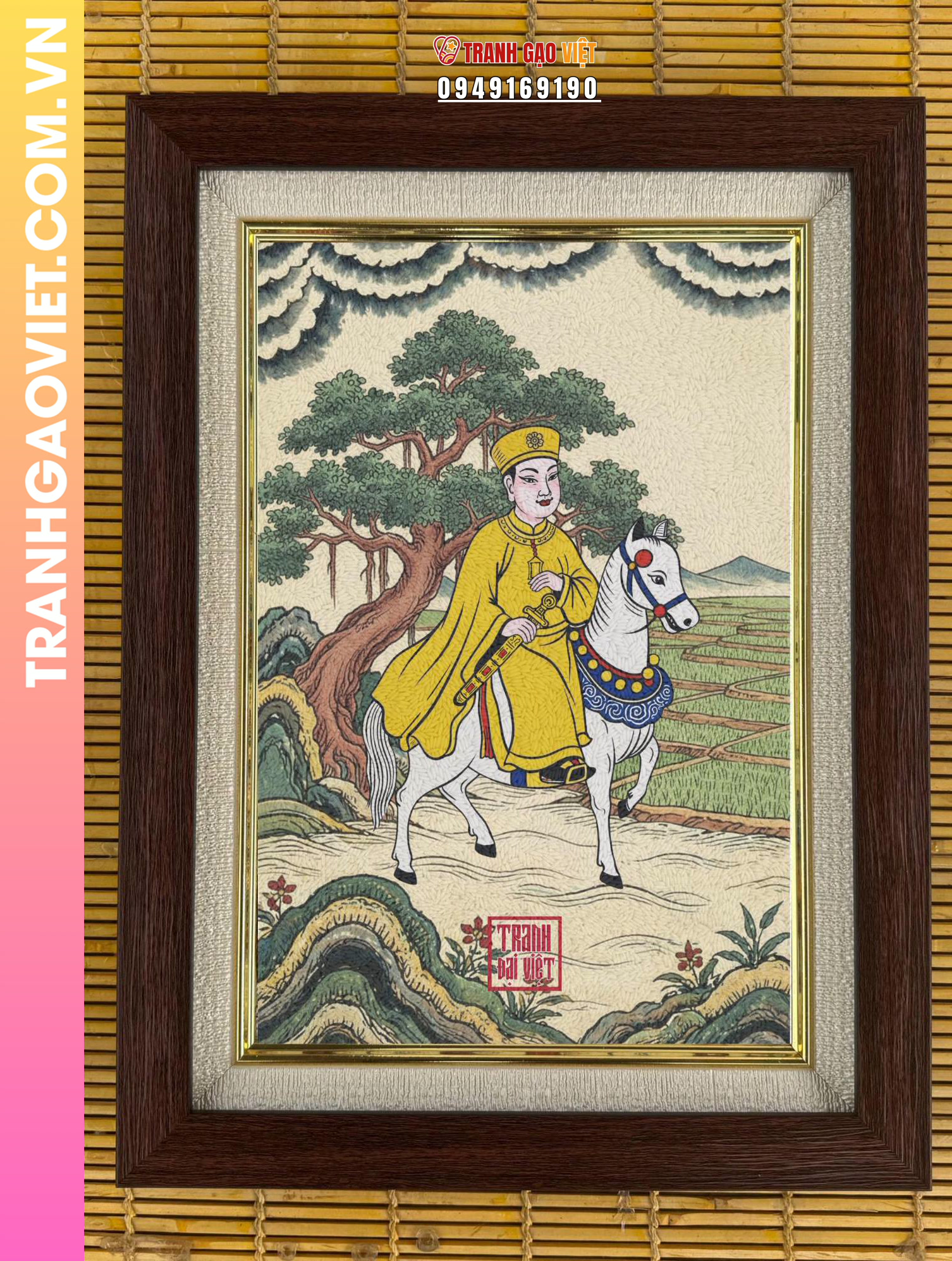 Tranh Quan Ho&agrave;ng Đệ Tứ