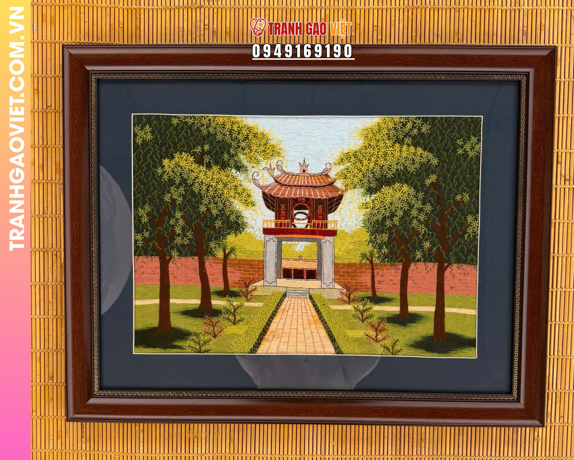 Tranh thêu tay tinh xảo