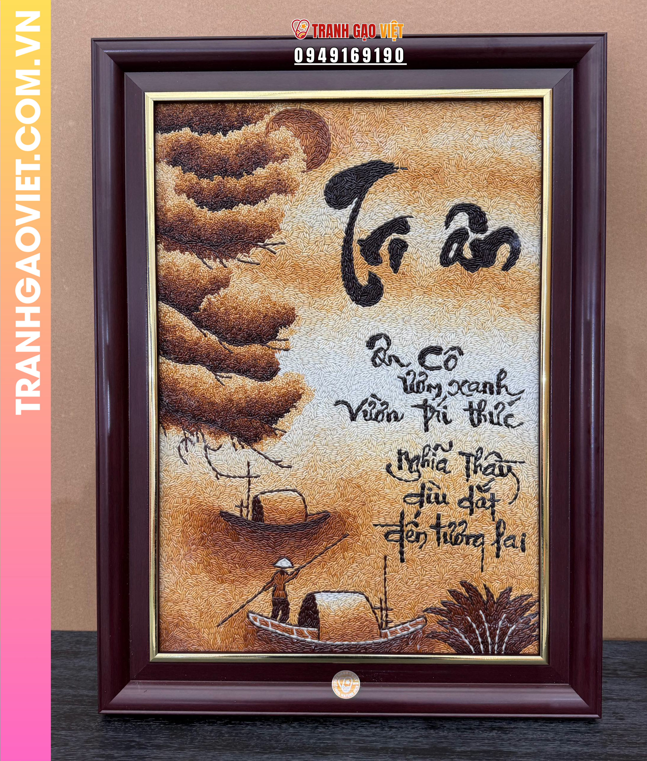 Tranh Tri Ân Đẹp ở tấm lòng người tặng