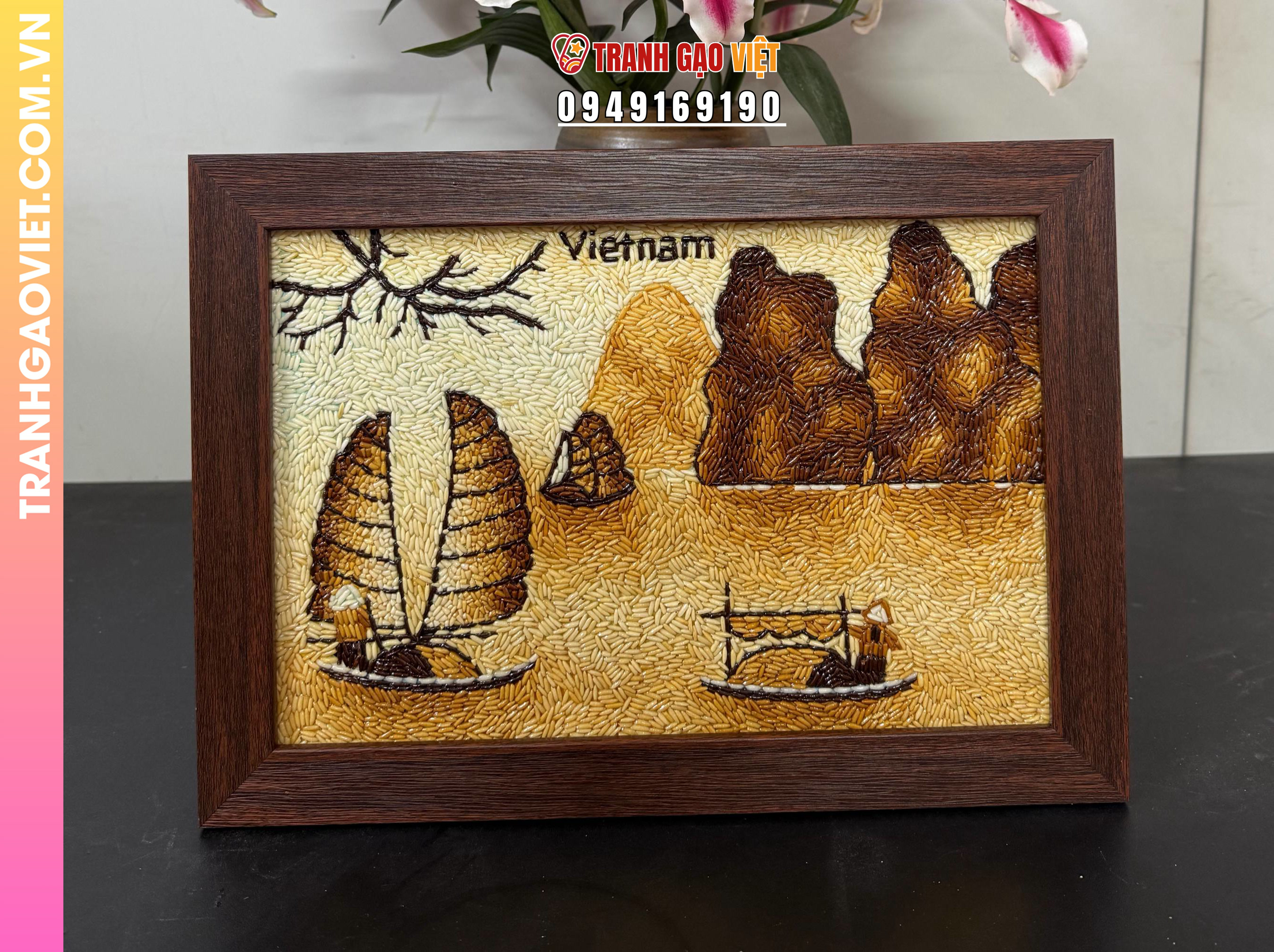 Tranh Vịnh Hạ Long thắng cảnh