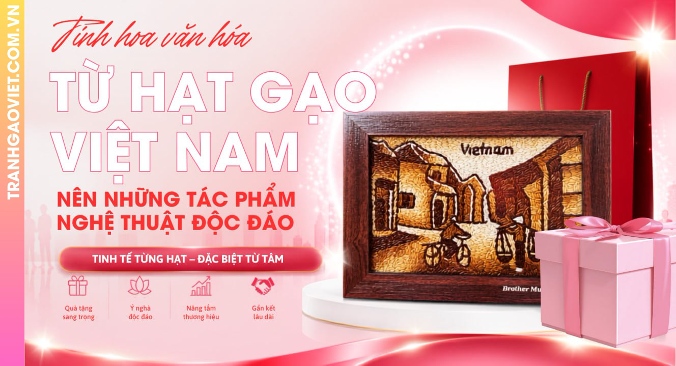 Từ Hạt Gạo Việt Đến Những Tác Phẩm Nghệ Thuật Độc Đáo