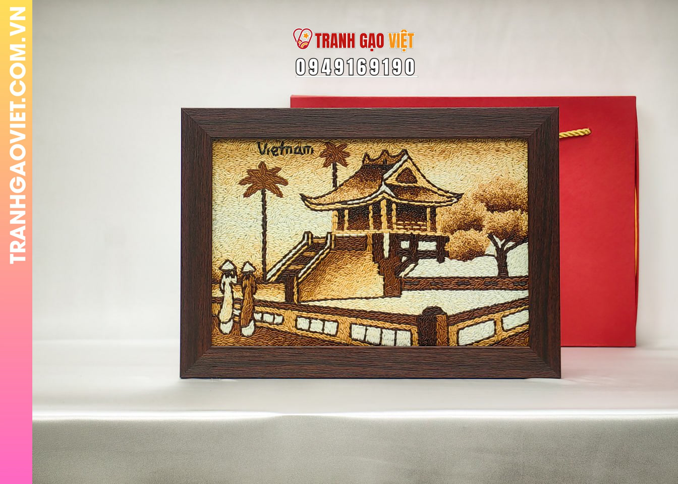 Ứng dụng Tranh Gạo Nghệ Thuật trong trang trí