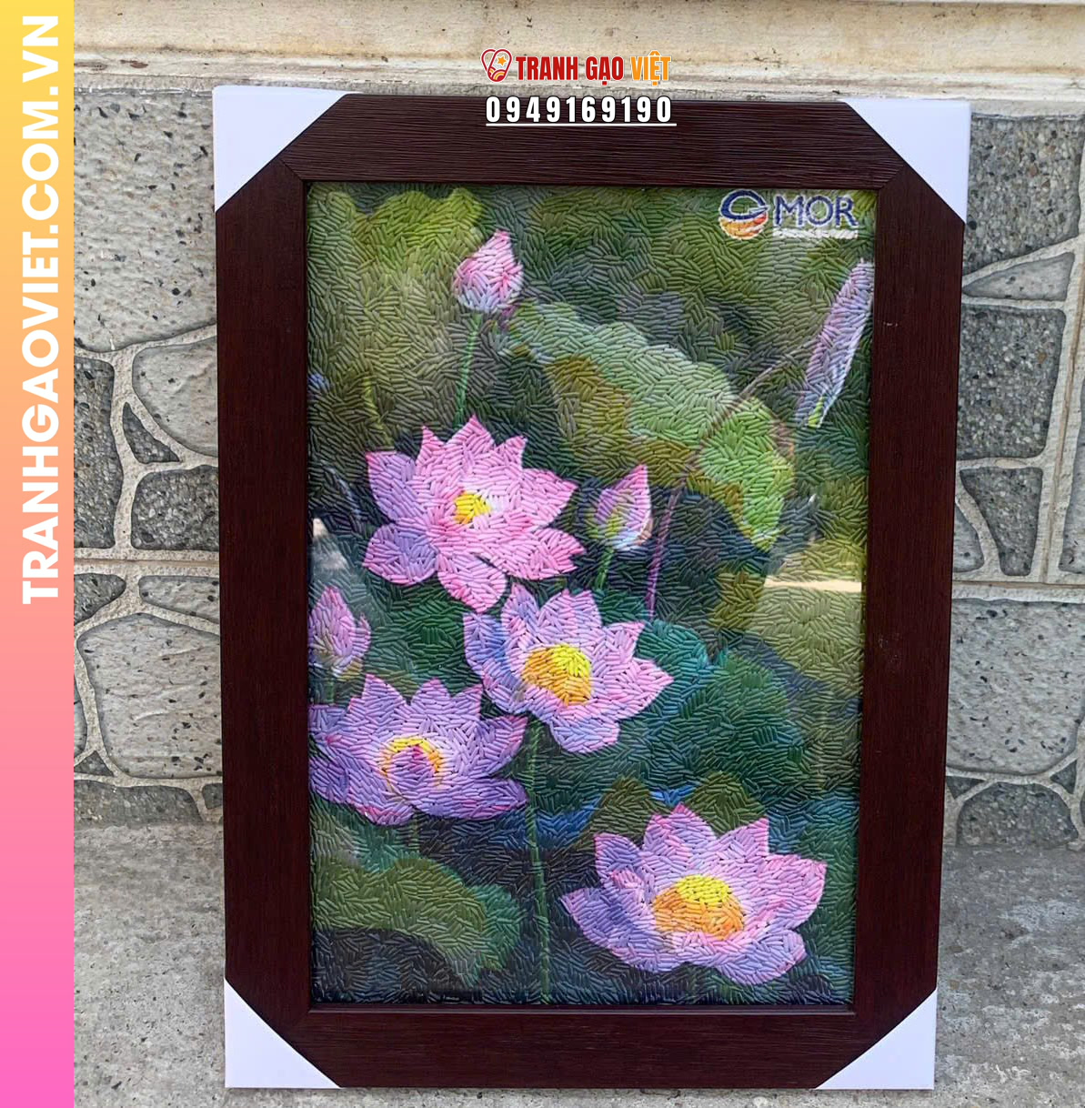 Ứng dụng Tranh Gạo Phong Cảnh Việt Nam trong khai trương
