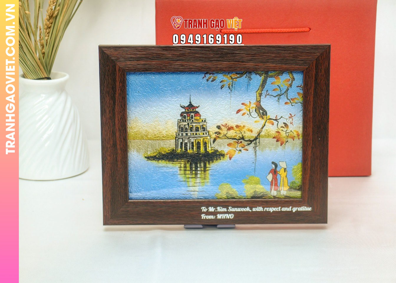 Ứng dụng Tranh Gạo Thủ Công trong trang trí