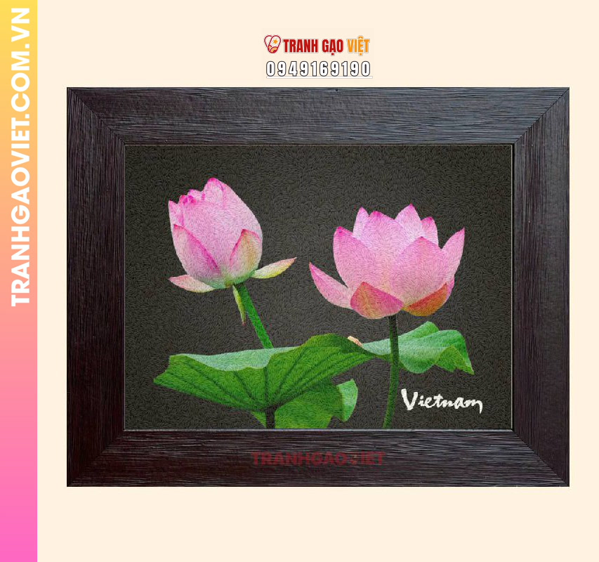 Ứng dụng Tranh Gạo Truyền Thống trong trang trí