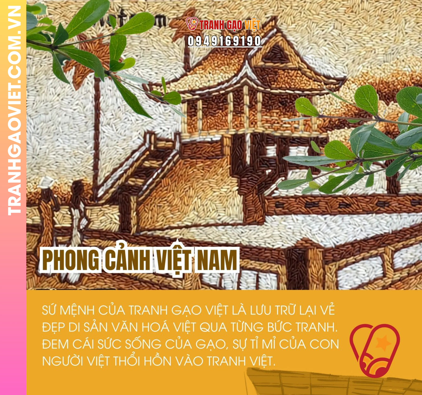 Ưu điểm của Tranh Gạo Chùa Một Cột so với quà lưu niệm khác