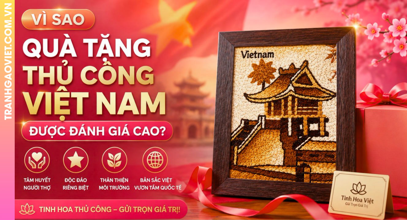 Vì Sao Quà Tặng Thủ Công Việt Nam Được Đánh Giá Cao