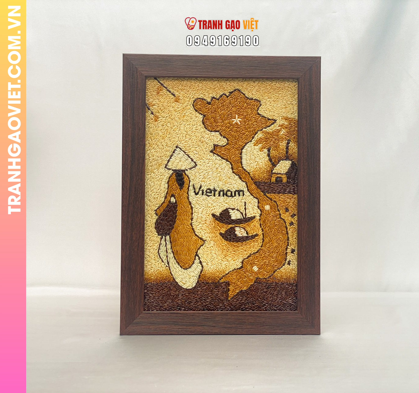 Ý nghĩa của Tranh Gạo Bản Đồ Việt Nam trong việc tặng quà