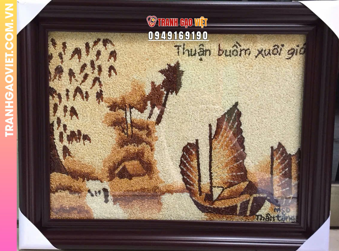 Ý nghĩa của Tranh Gạo Thư Pháp Cầu Tài Lộc trong văn hóa