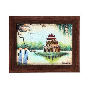 Tranh gạo phong cảnh