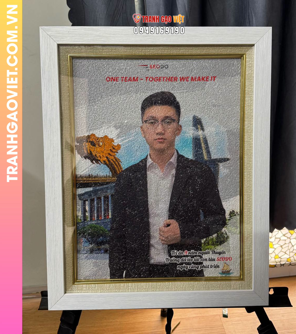 Tranh gạo doanh nhân Seodo