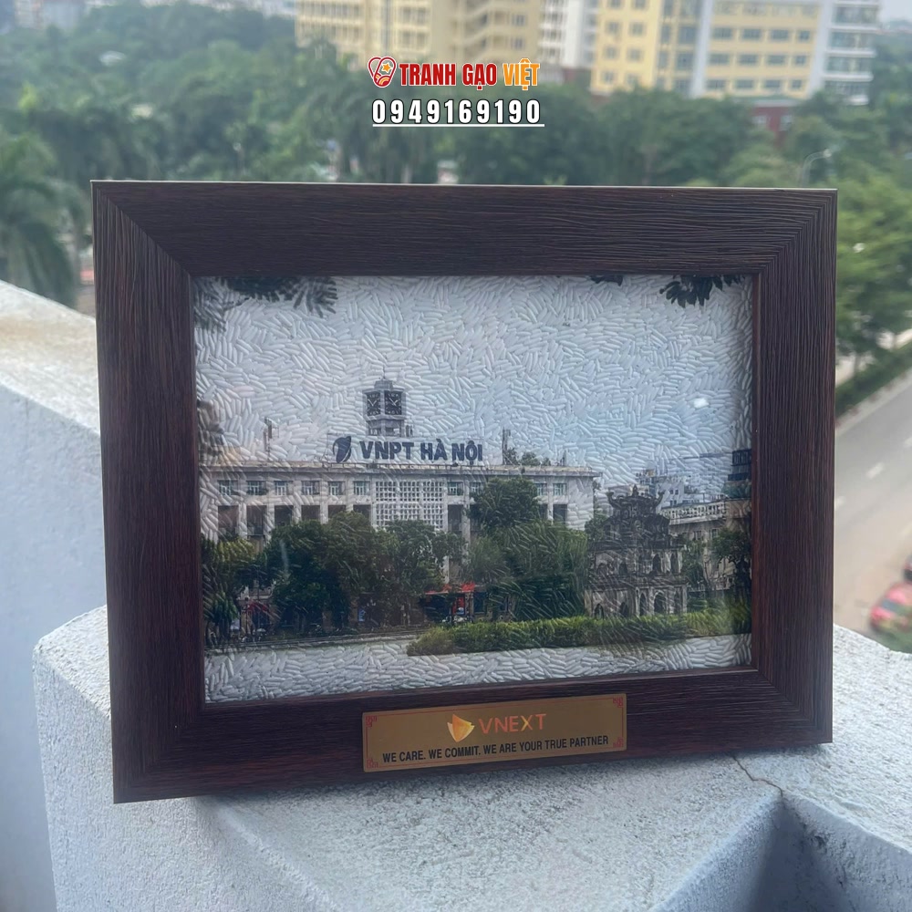 Tranh Gạo Màu VNPT Hà Nội Hình ảnh Tranh Gạo Màu VNPT Hà Nội - Ảnh thực tế sản phẩm Tranh Gạo