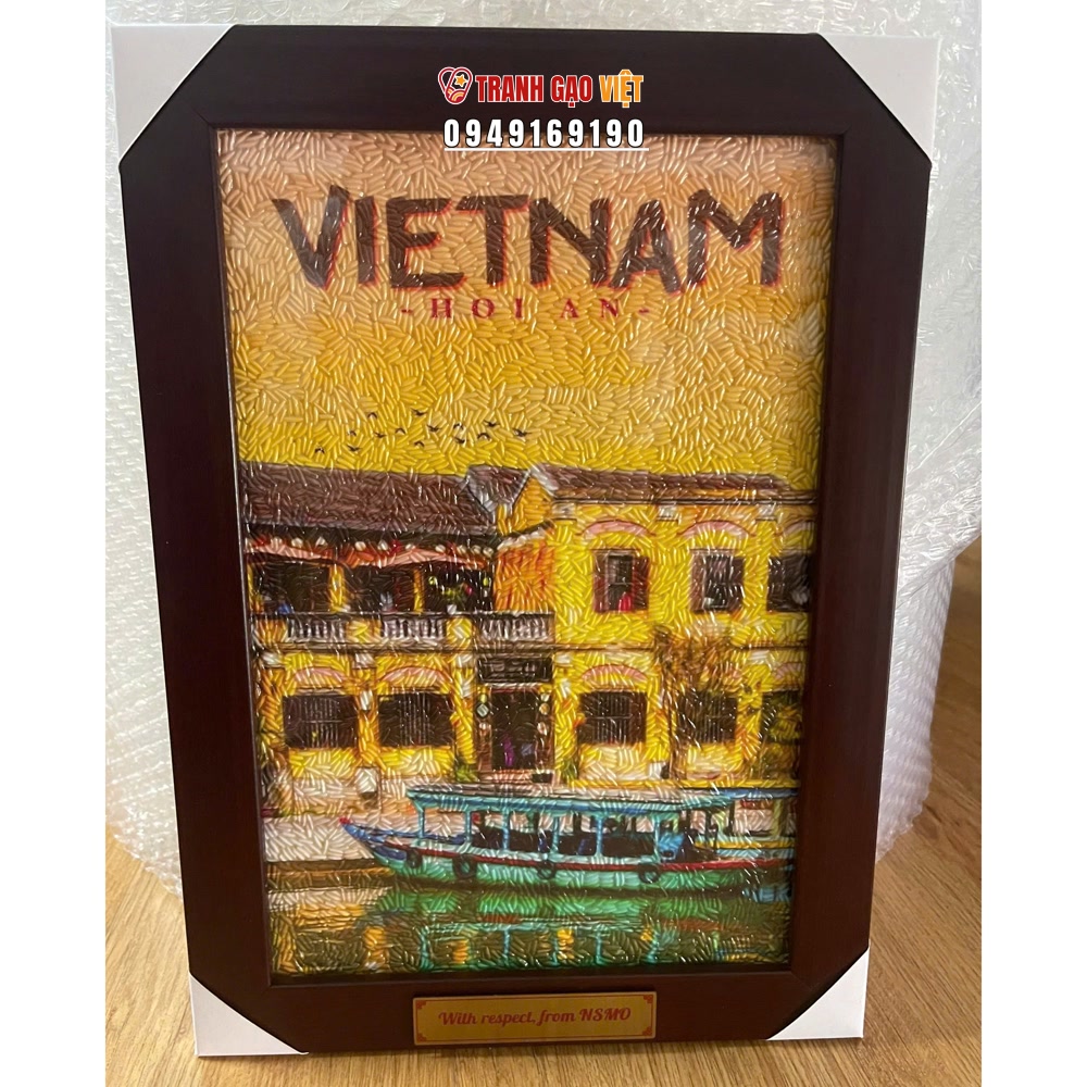 Tranh gạo phố cổ Hội An