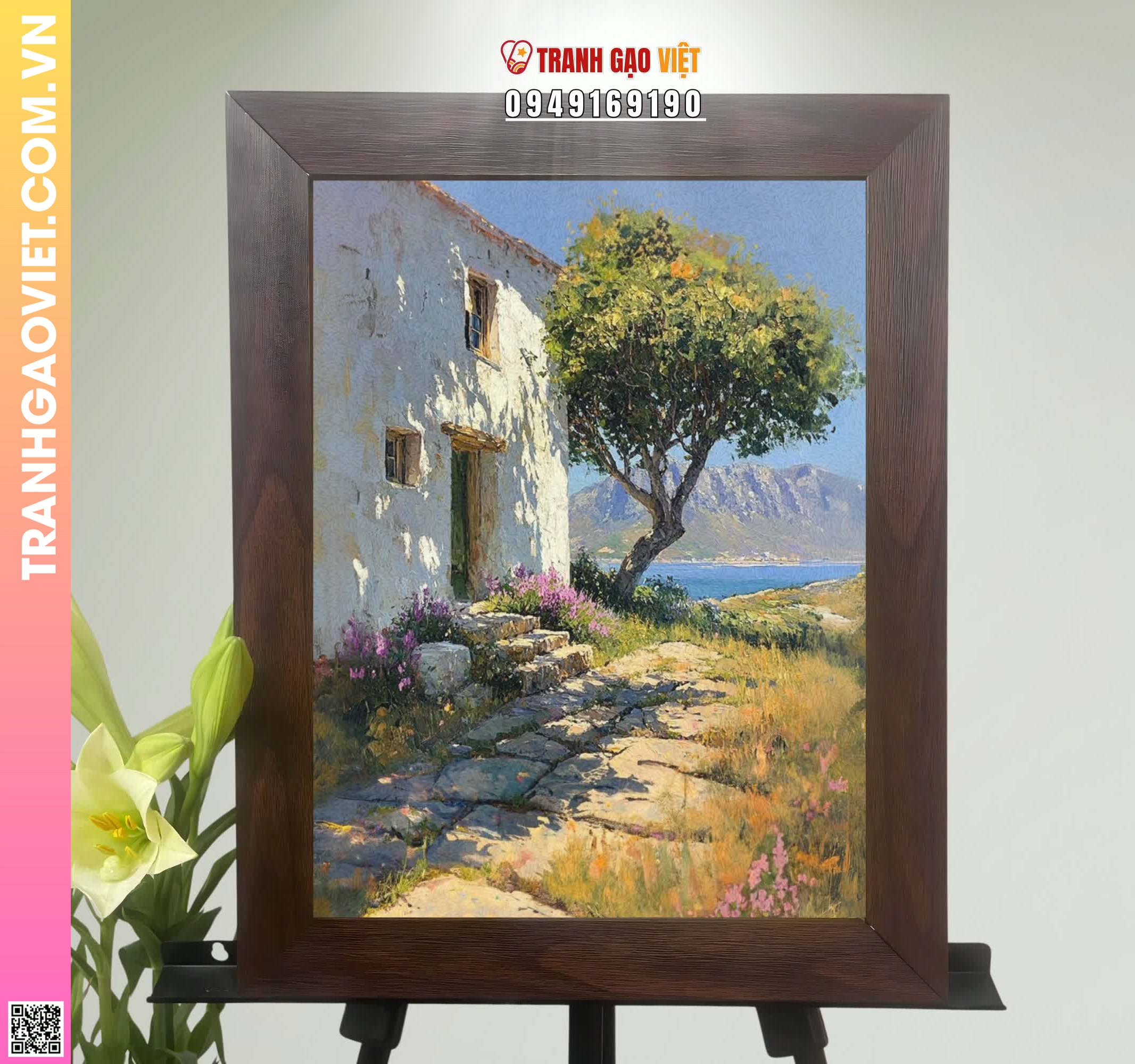 Tranh Gạo Màu Hồi Ức Trong Con Hình ảnh Tranh Gạo Màu Hồi Ức Trong Con - Ảnh thực tế sản phẩm Tranh Gạo