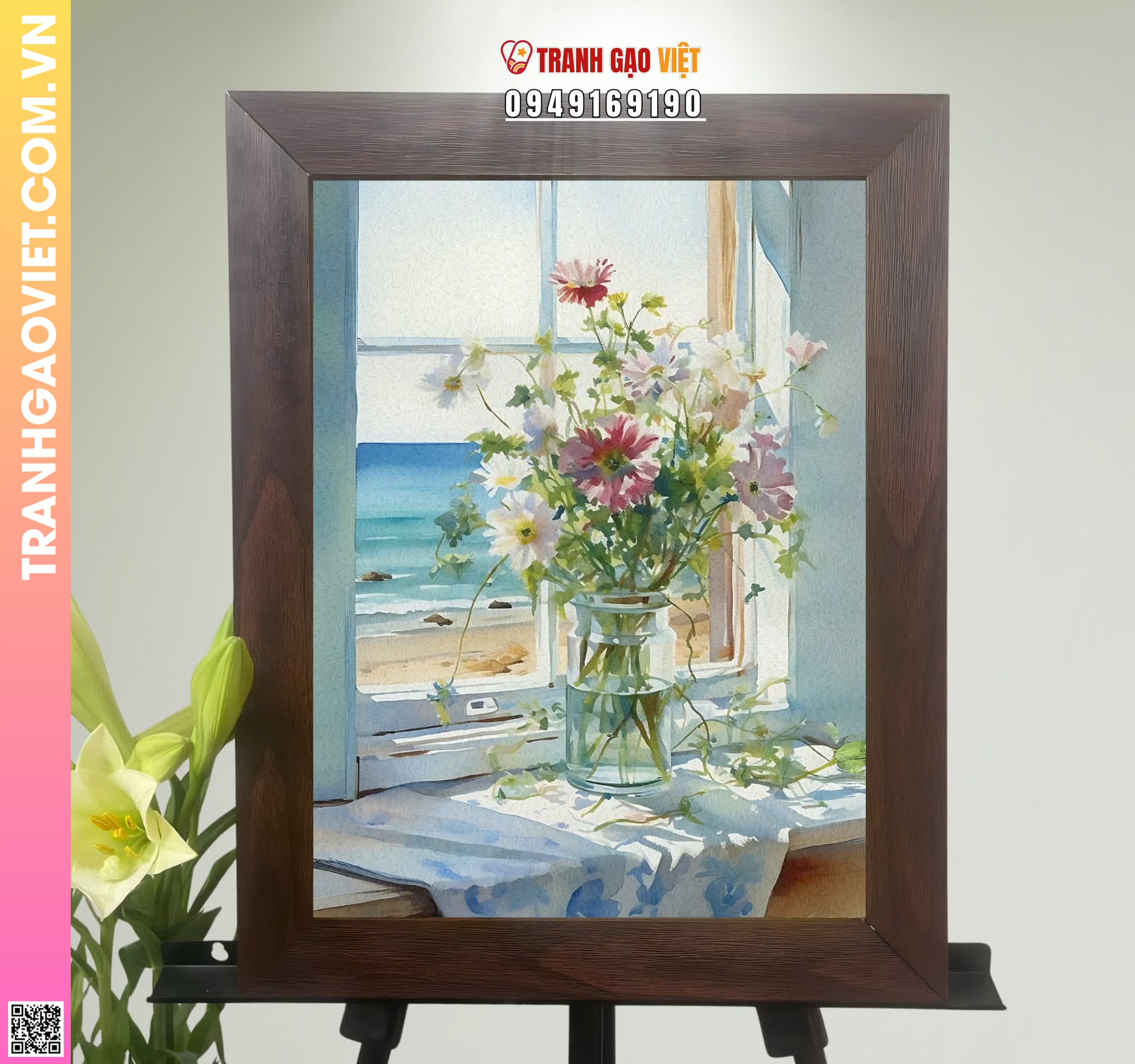 Tranh Gạo Màu Tranh Của Mẹ Hình ảnh Tranh Gạo Màu Tranh Của Mẹ - Ảnh thực tế sản phẩm Tranh Gạo