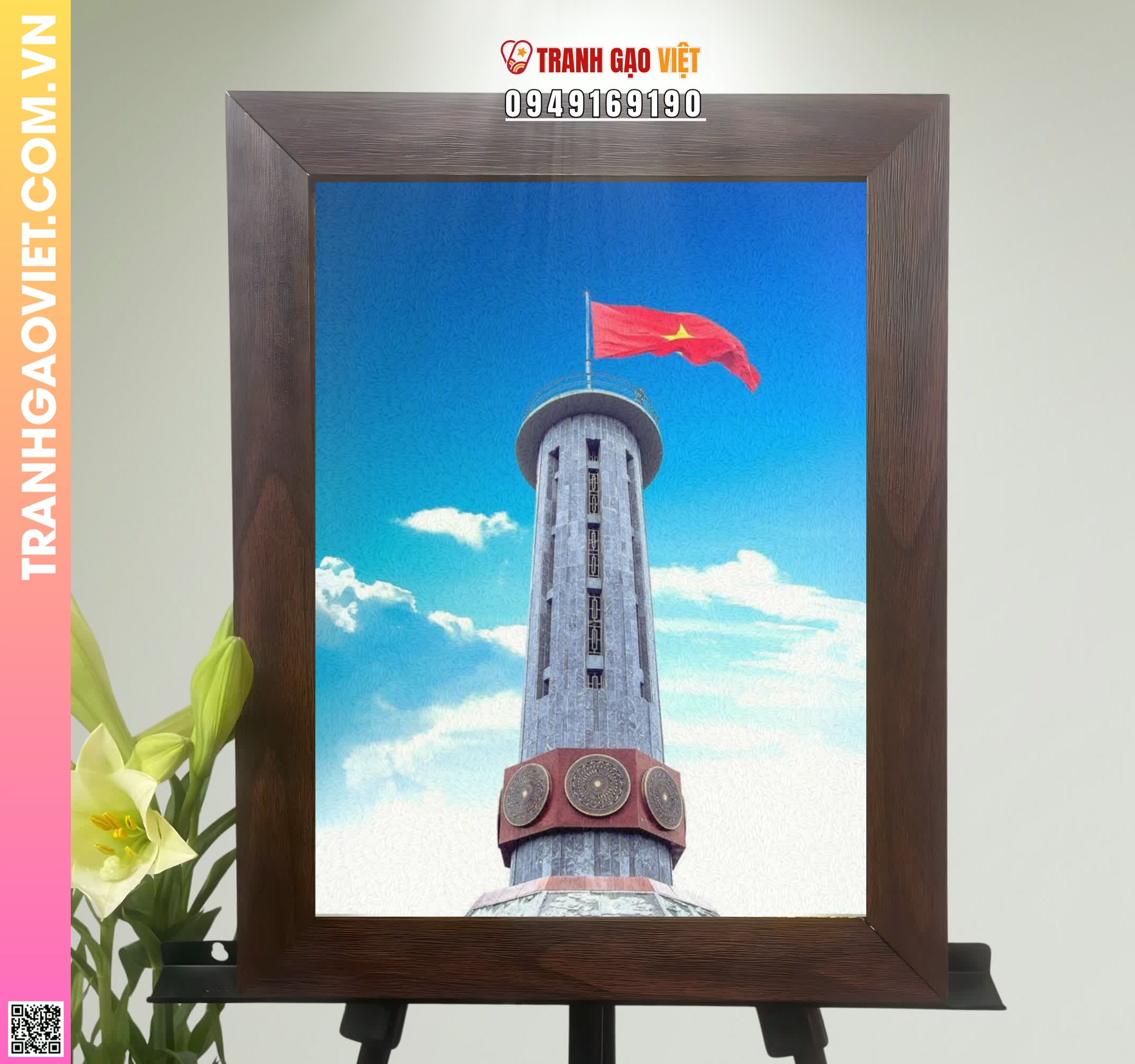 Tranh Gạo Màu Đỉnh Lũng Cú Hình ảnh Tranh Gạo Màu Đỉnh Lũng Cú - Ảnh thực tế sản phẩm Tranh Gạo