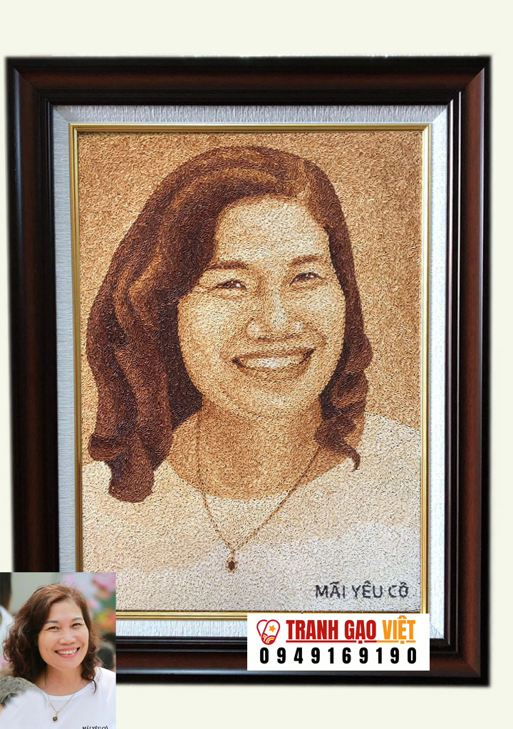 Quà tặng cô giáo TGCD161 Hình ảnh Quà tặng cô giáo TGCD161 - Ảnh thực tế sản phẩm Tranh Gạo