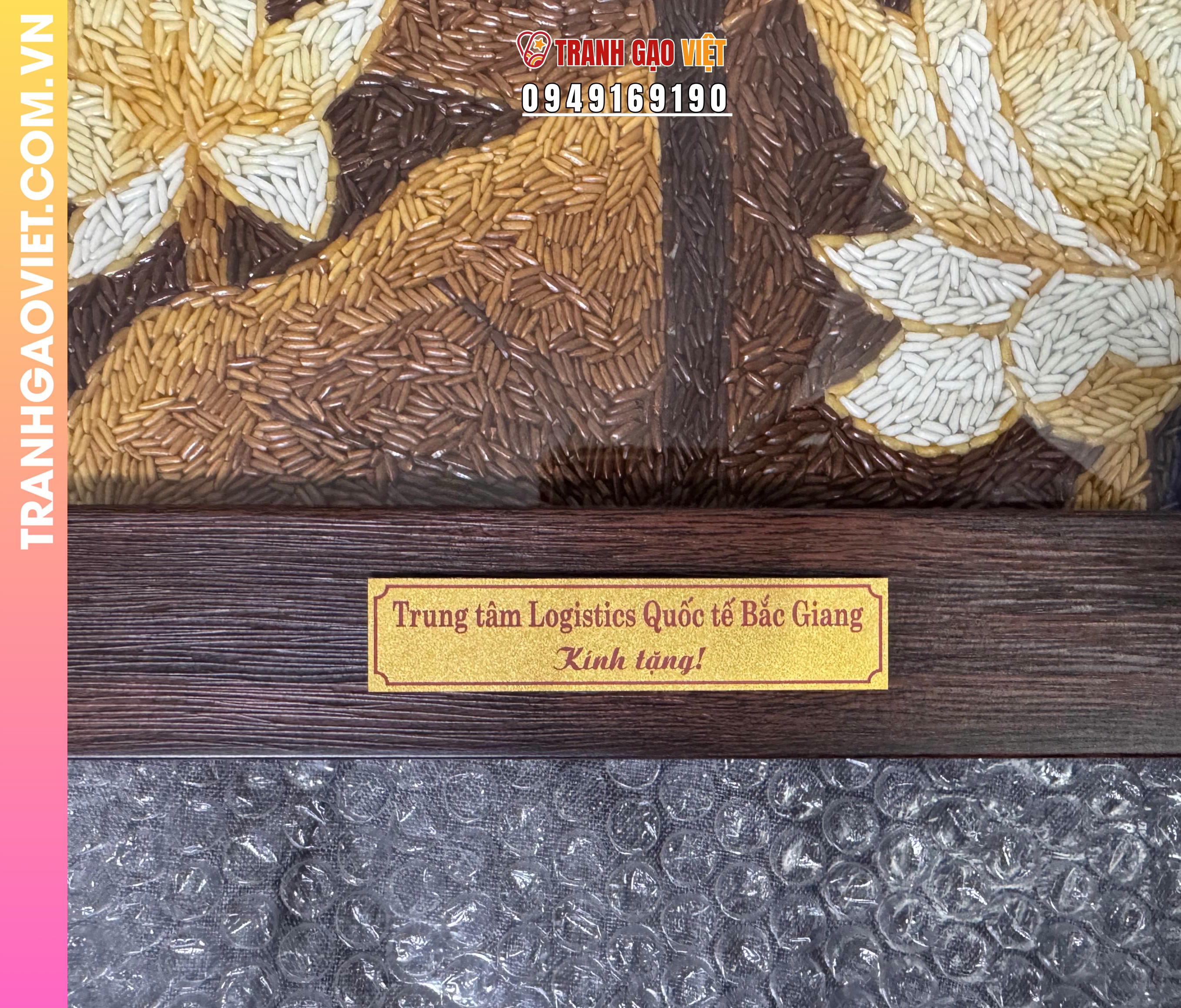 Tranh gạo Sen trong Đầm - Ảnh 3