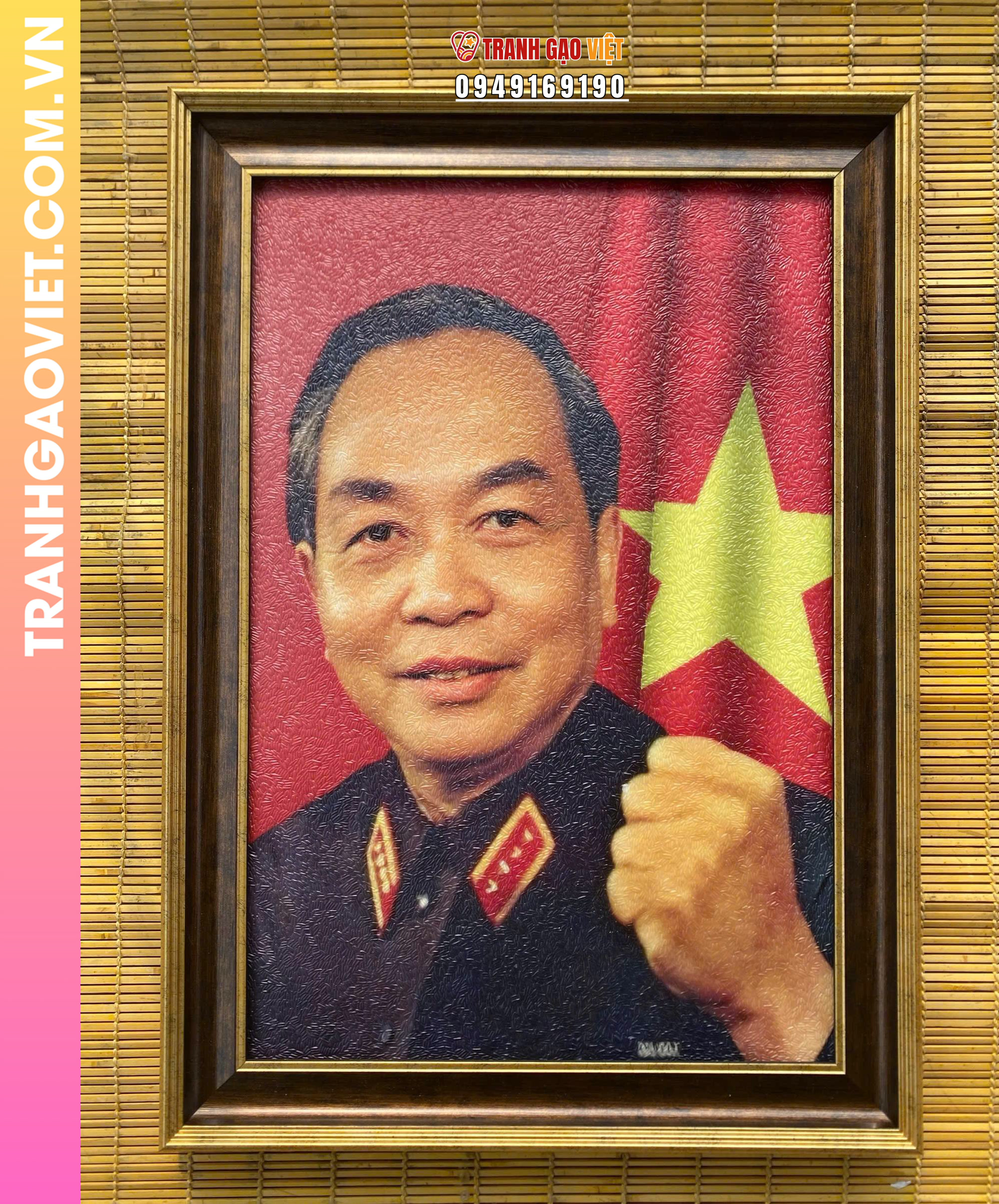 Tranh gạo Đại Tướng Võ Nguyên Giáp - Ảnh 5