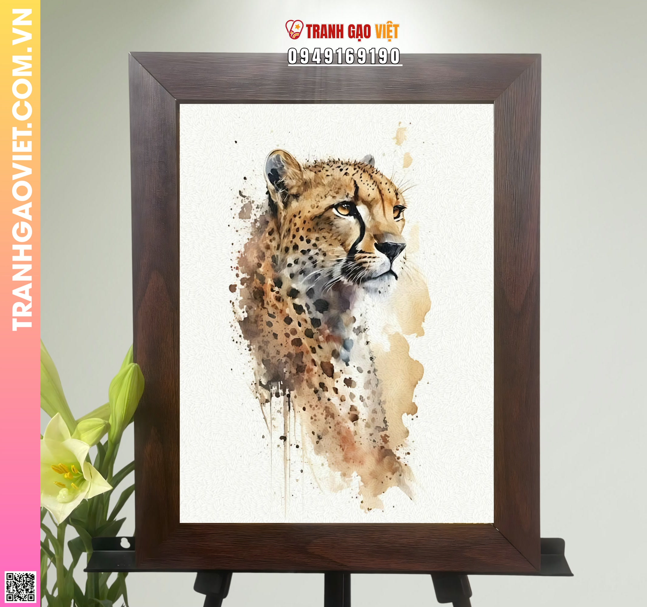 Tranh Gạo Báo Gấm Hình ảnh Tranh Gạo Báo Gấm - Ảnh thực tế sản phẩm Tranh Gạo