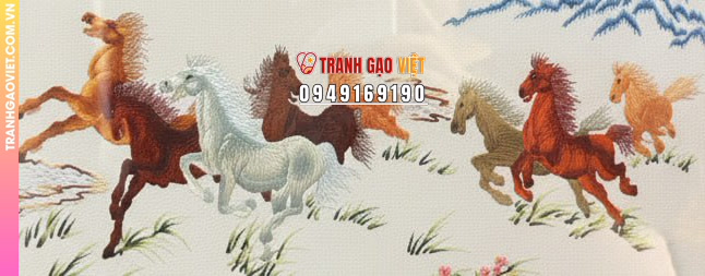 Tranh Thêu Tay Mã Đáo Thành Công Phong Thủy Ý Nghĩa - Ảnh 3
