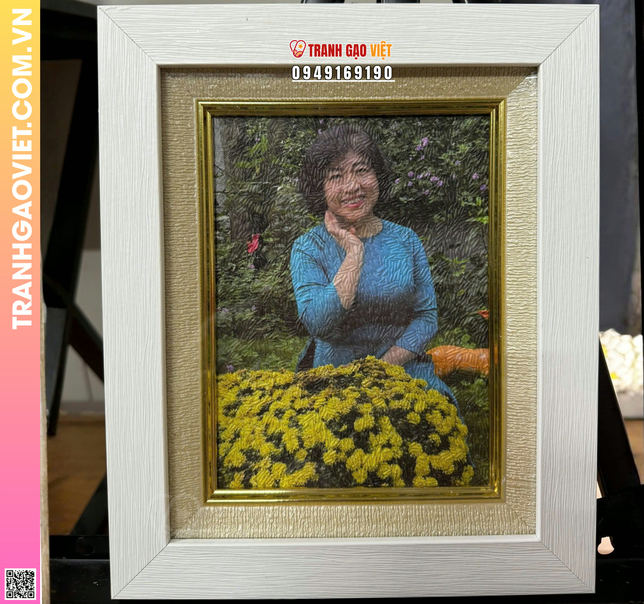Tranh Gạo món quà lưu giữ lại kỷ niệm Thanh Xuân Hình ảnh Tranh Gạo món quà lưu giữ lại kỷ niệm Thanh Xuân - Ảnh thực tế sản phẩm Tranh Gạo