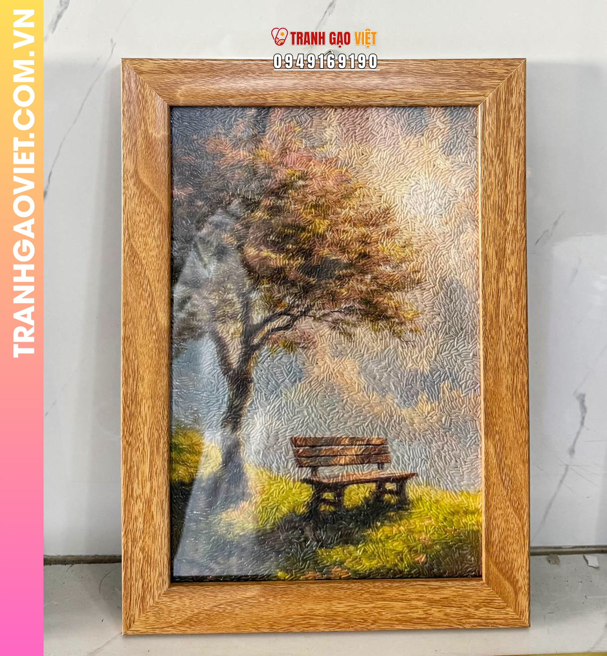 Tranh gạo Mùa Hạ