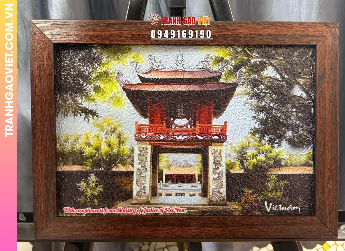 Tranh gạo Văn Miếu - Ảnh 4