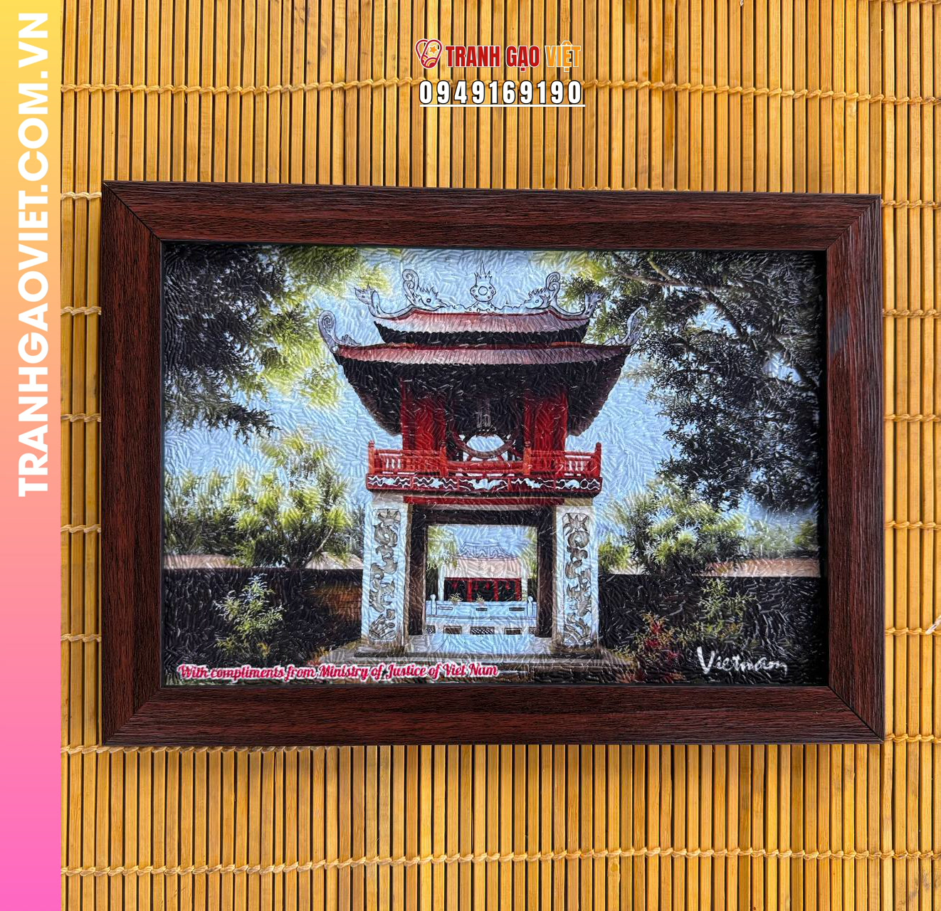 Tranh gạo Văn Miếu - Ảnh 5