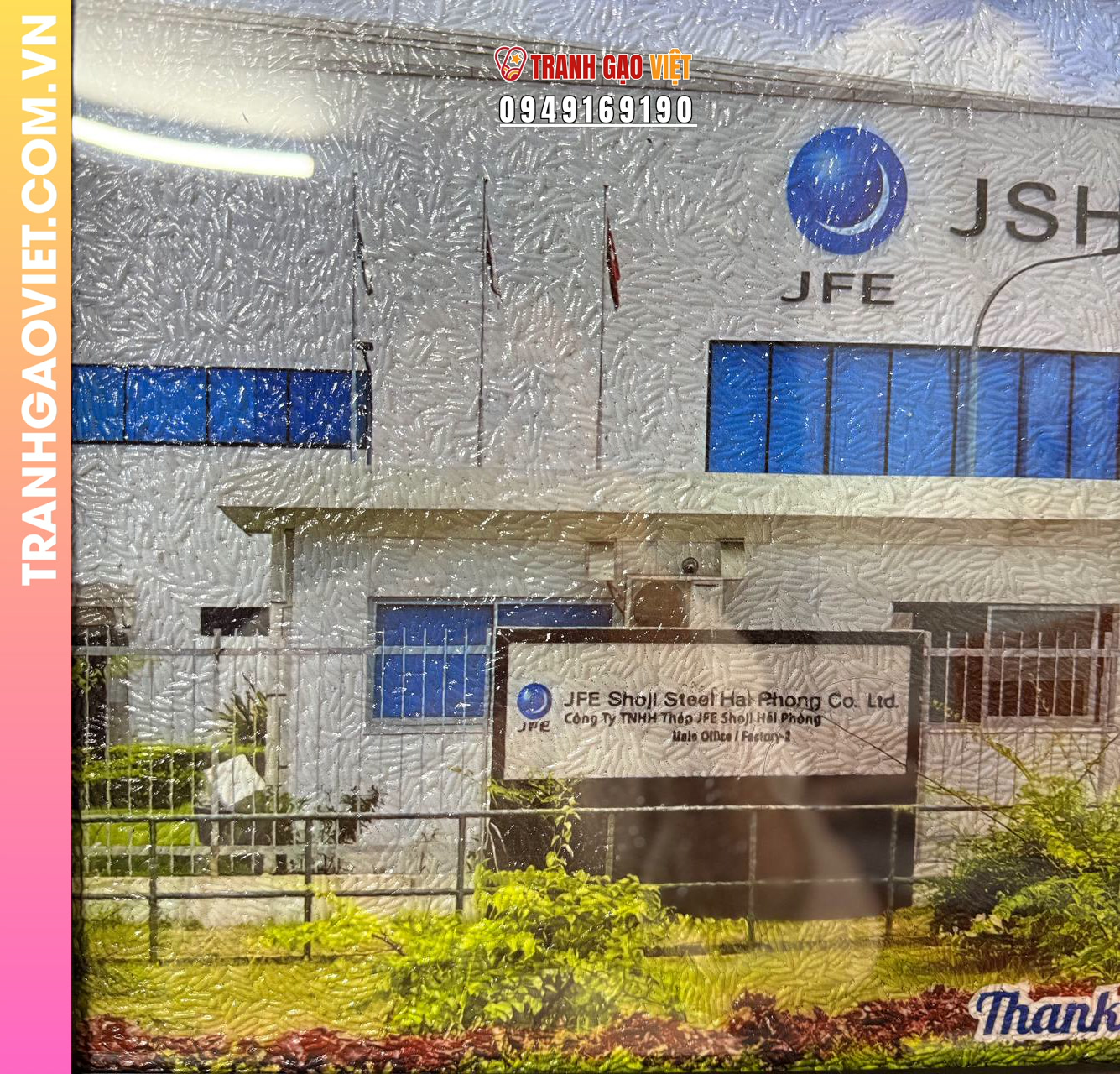 Tranh gạo nhà máy JSHP - Ảnh 3
