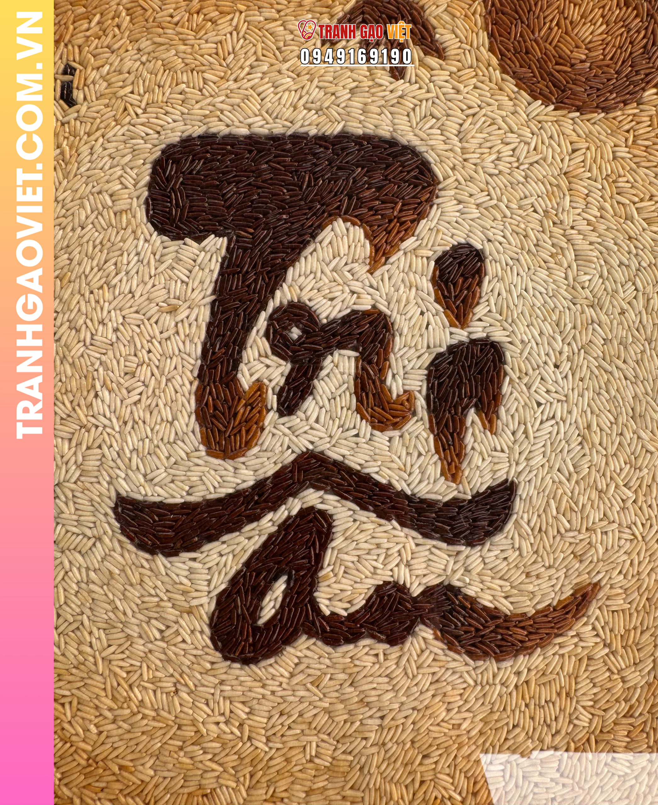Tranh gạo Tri Ân tặng Cô giáo niên khoá (2008-2011) - Ảnh 3