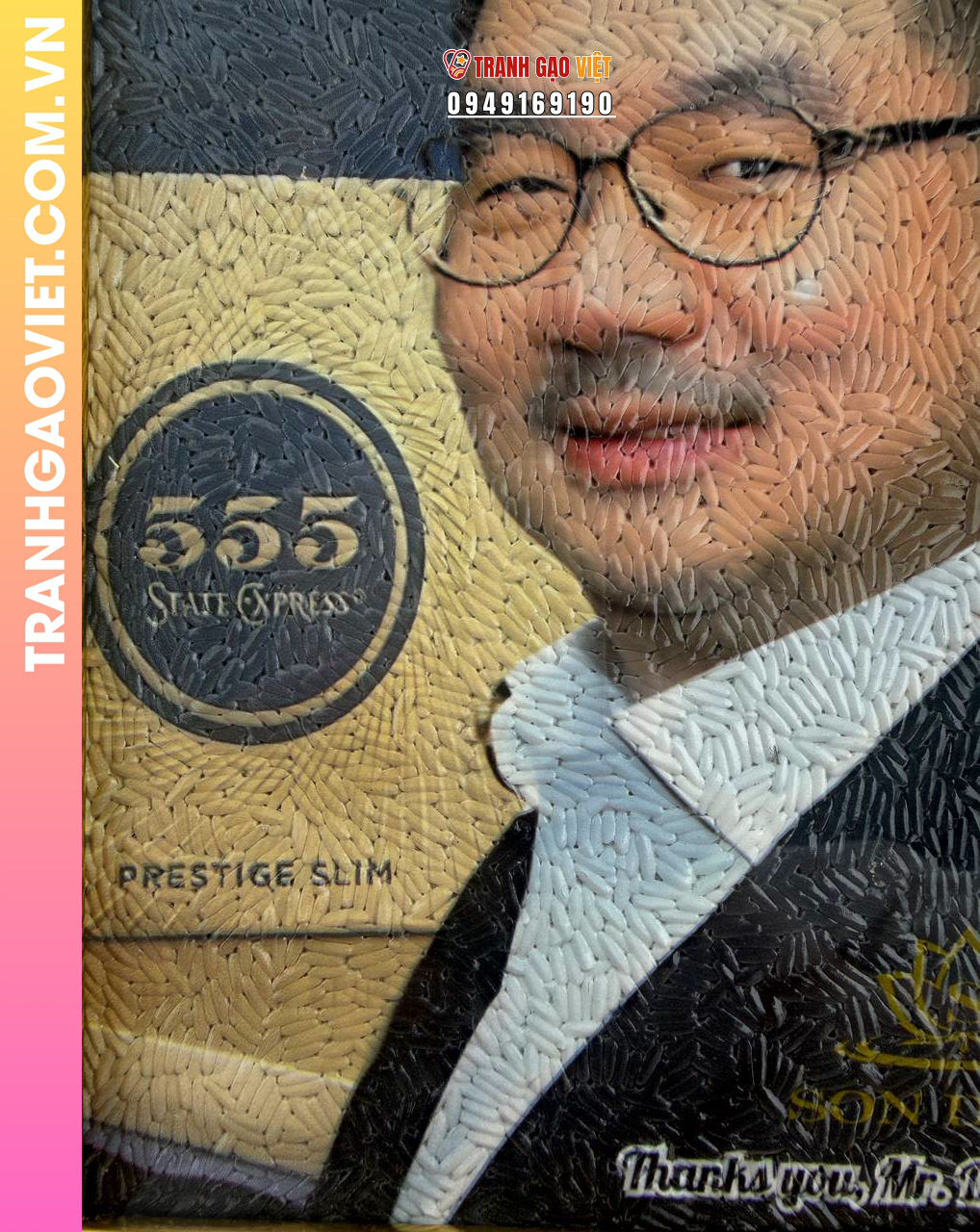 Tranh gạo Chân dung lãnh đạo - Ảnh 3
