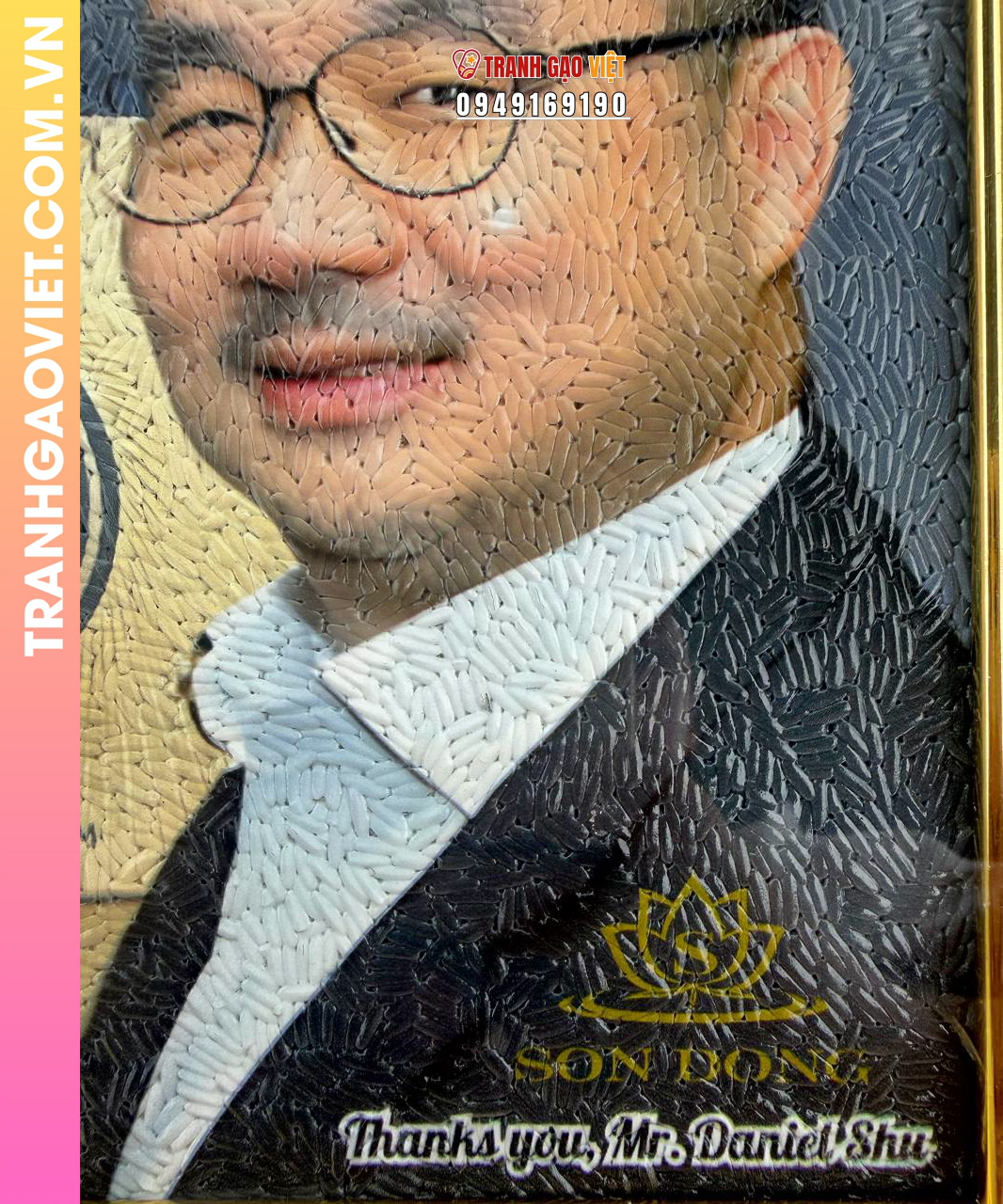 Tranh gạo Chân dung lãnh đạo - Ảnh 4