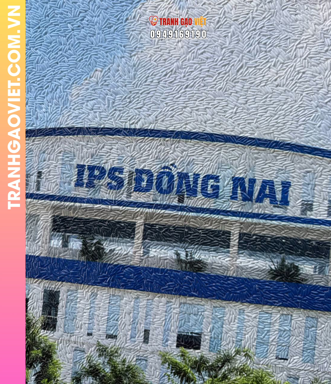 Tranh gạo màu Trường IPS Đồng Nai - Ảnh 2