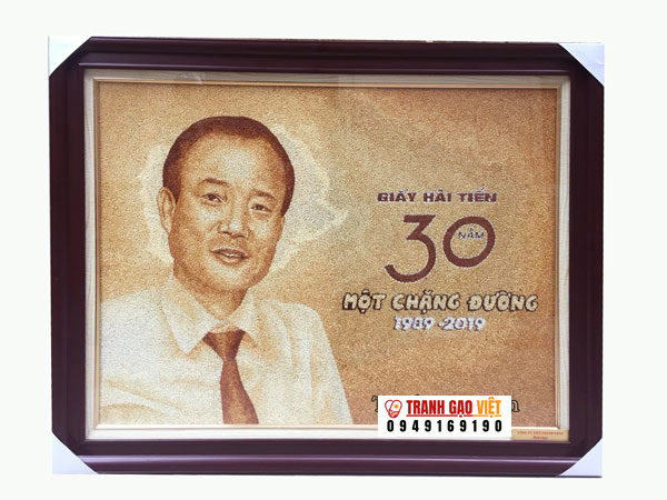 Giấy Hải Tiến kỷ niệm 30 năm Hình ảnh Giấy Hải Tiến kỷ niệm 30 năm - Ảnh thực tế sản phẩm Tranh Gạo