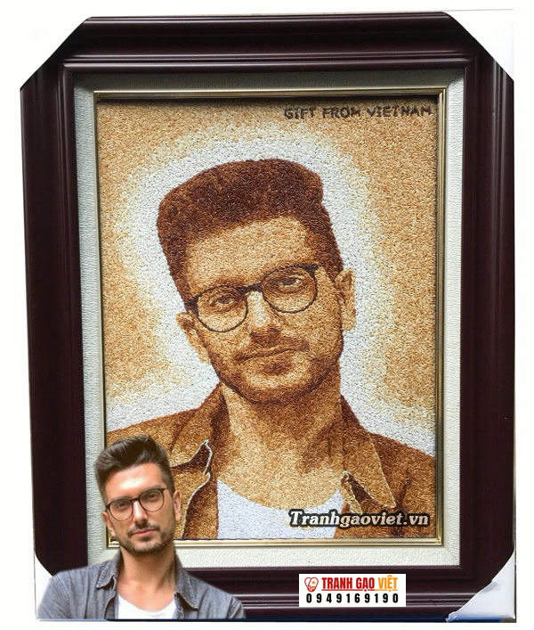 Gift from Viet Nam Hình ảnh Gift from Viet Nam - Ảnh thực tế sản phẩm Tranh Gạo