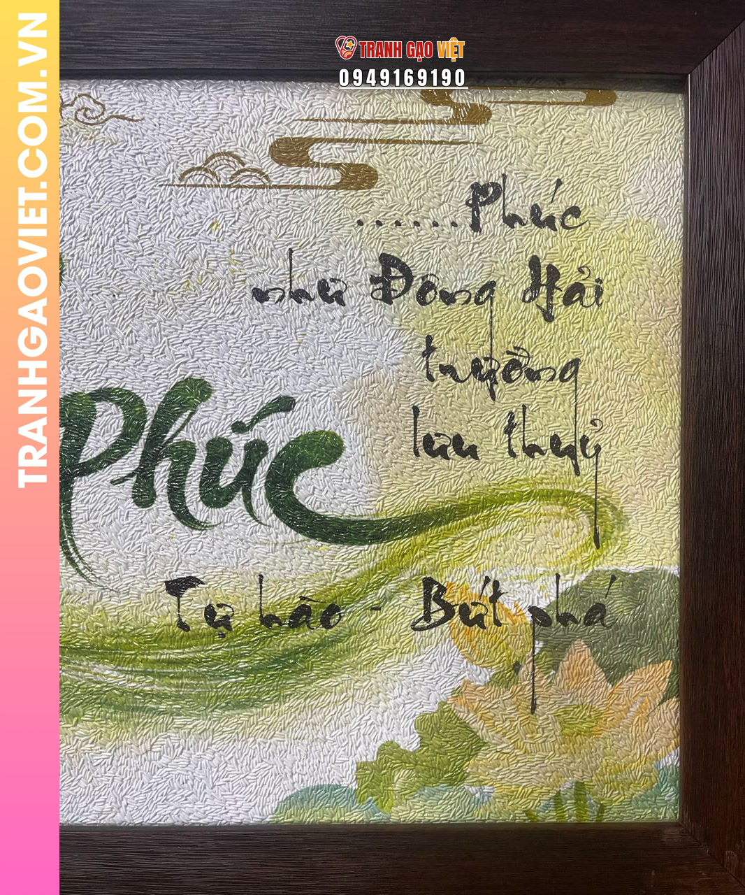 Tranh thư pháp kỷ niệm 30 năm thành lập công ty Đa Phúc - Ảnh 3