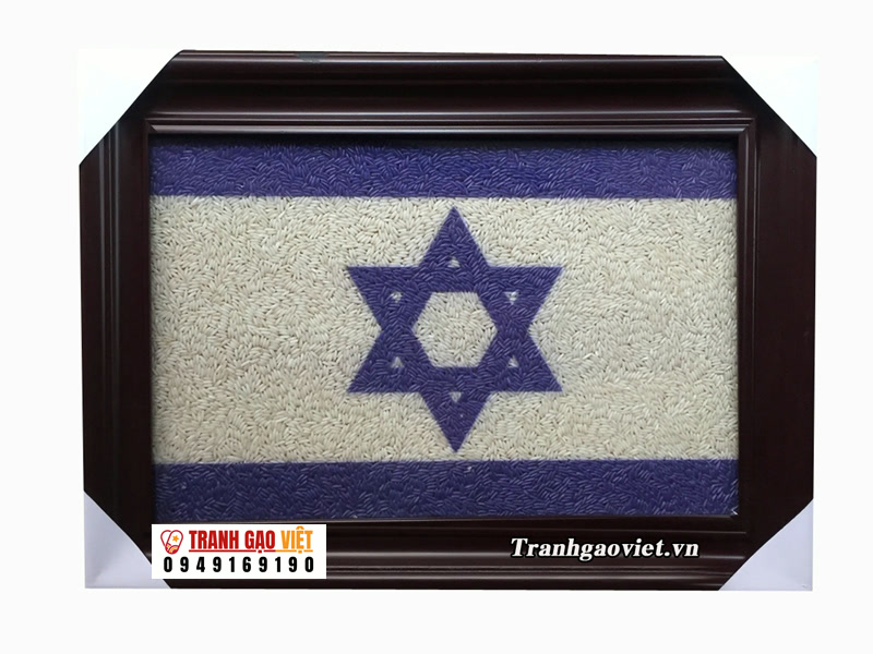 Tranh gạo màu logo Hình ảnh Tranh gạo màu logo - Ảnh thực tế sản phẩm Tranh Gạo