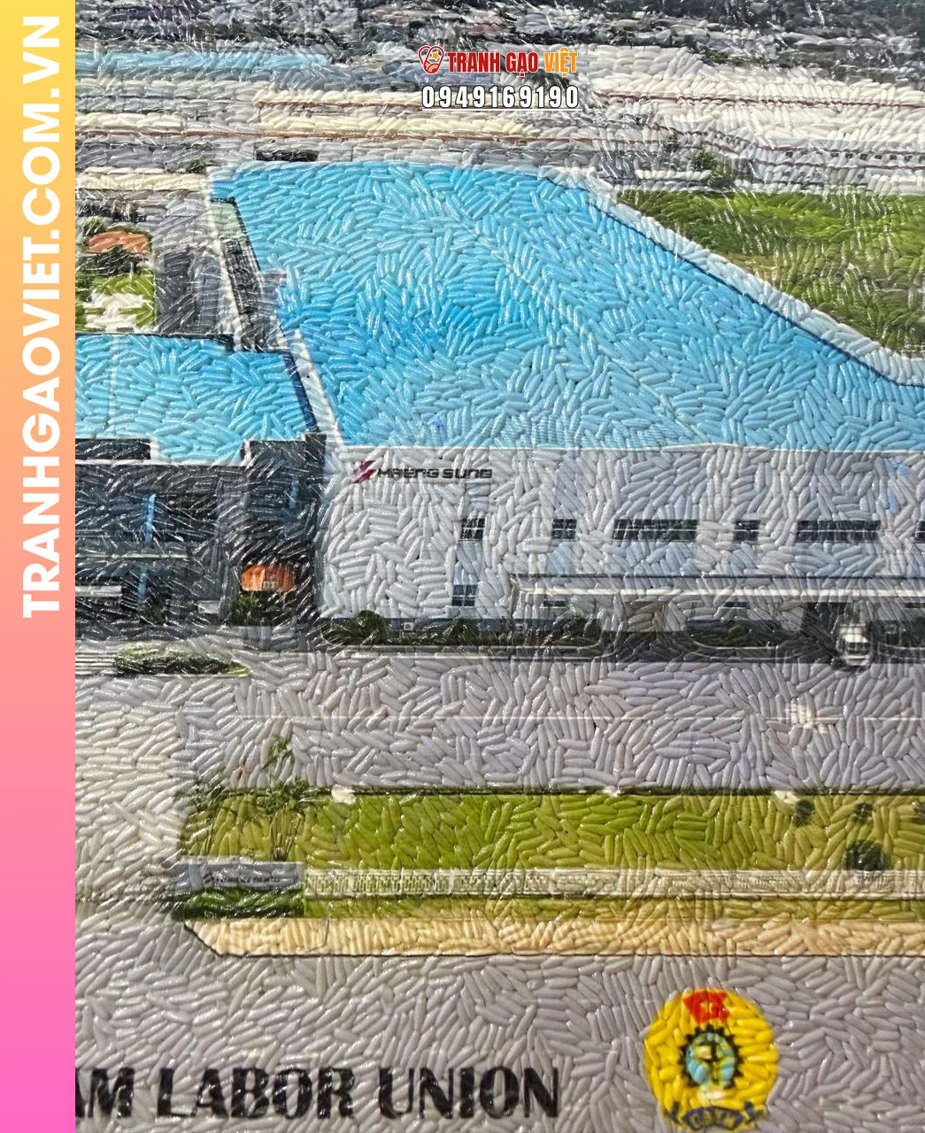 Tranh gạo Nhà máy HAENGSUNG tại Việt Nam - Ảnh 4