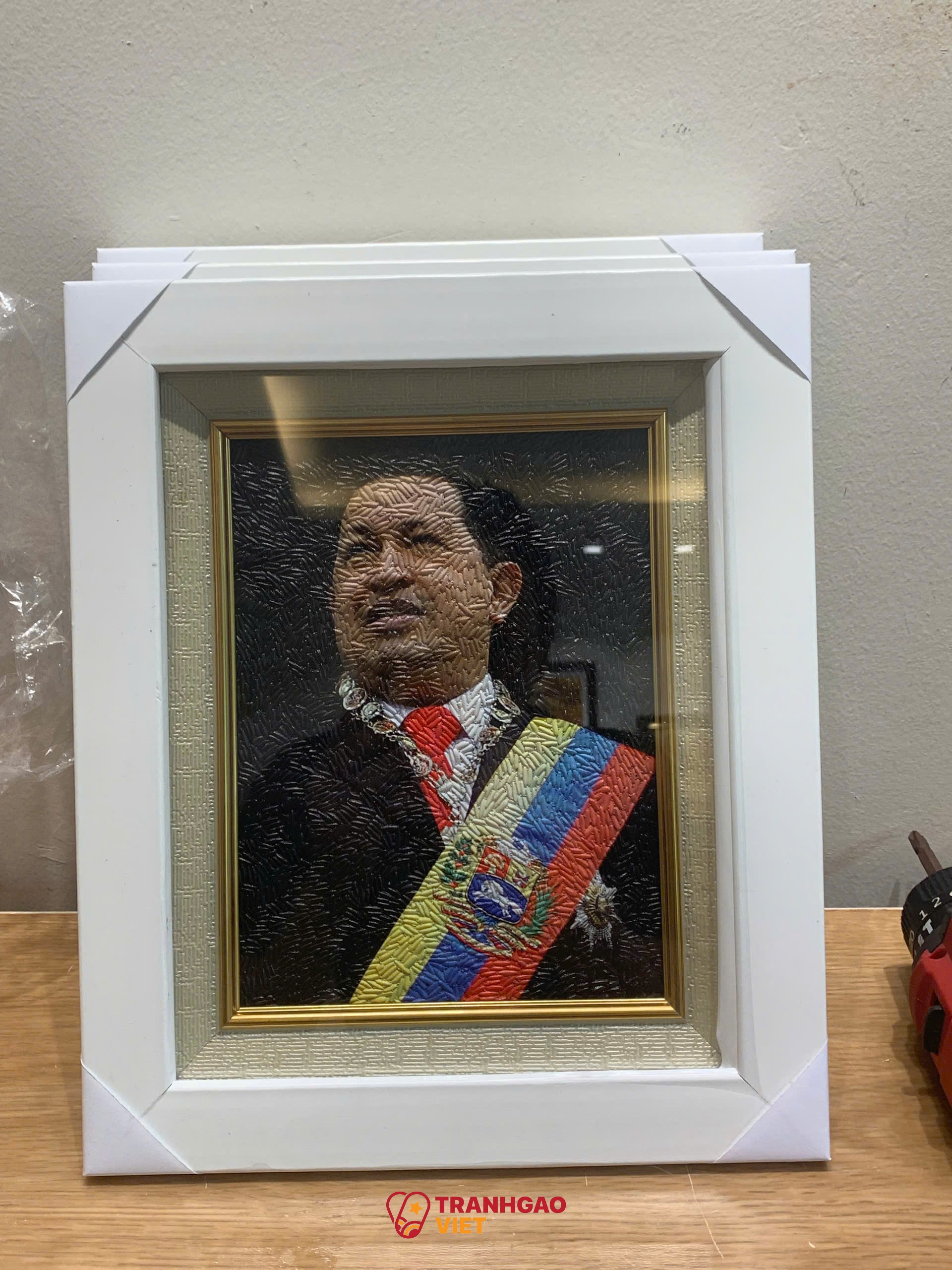 Tranh Gạo Chân Dung Nghệ Thuật Tinh Tế Hình ảnh Tranh Gạo Chân Dung Nghệ Thuật Tinh Tế - Ảnh thực tế sản phẩm Tranh Gạo