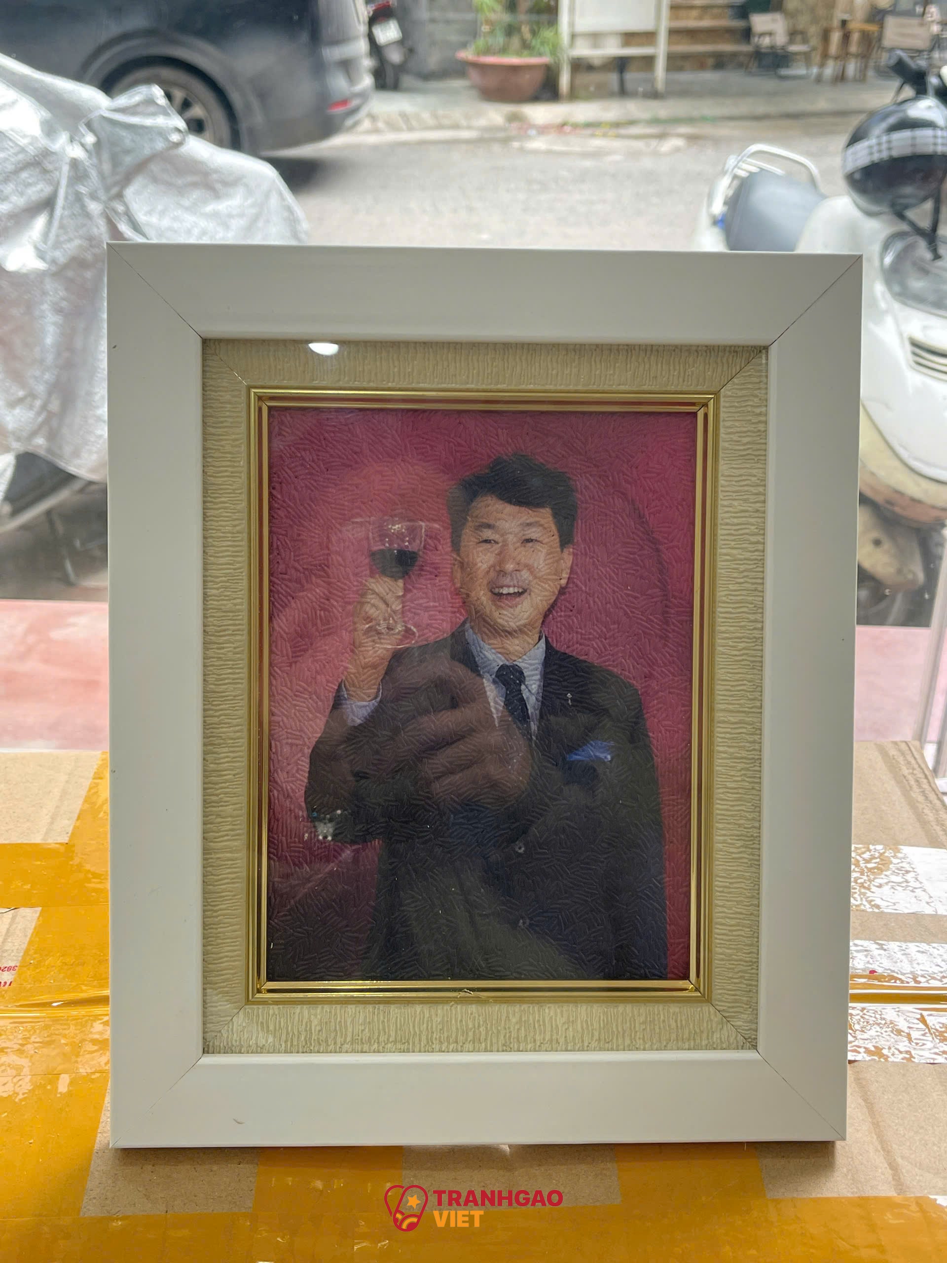 Tranh Gạo Chân Dung tại Bình Định Hình ảnh Tranh Gạo Chân Dung tại Bình Định - Ảnh thực tế sản phẩm Tranh Gạo