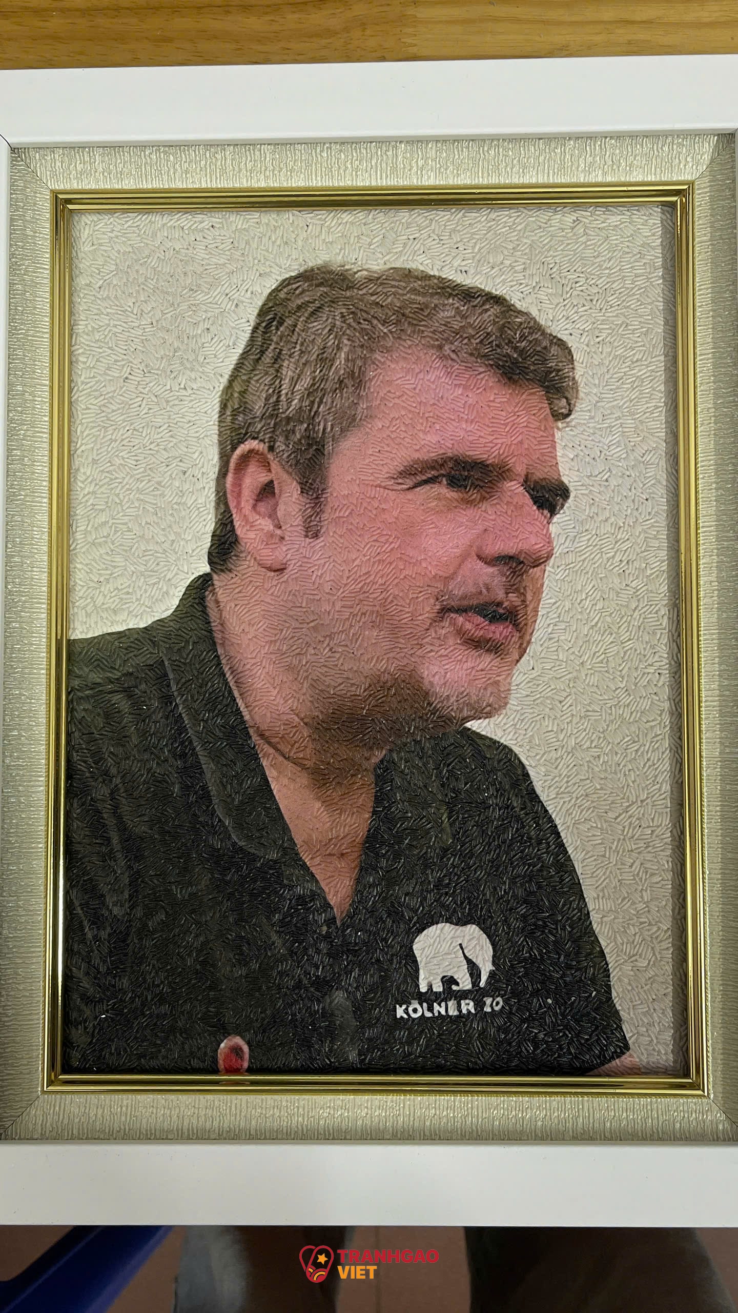 Tranh Gạo Chân Dung tại Nam Định Hình ảnh Tranh Gạo Chân Dung tại Nam Định - Ảnh thực tế sản phẩm Tranh Gạo