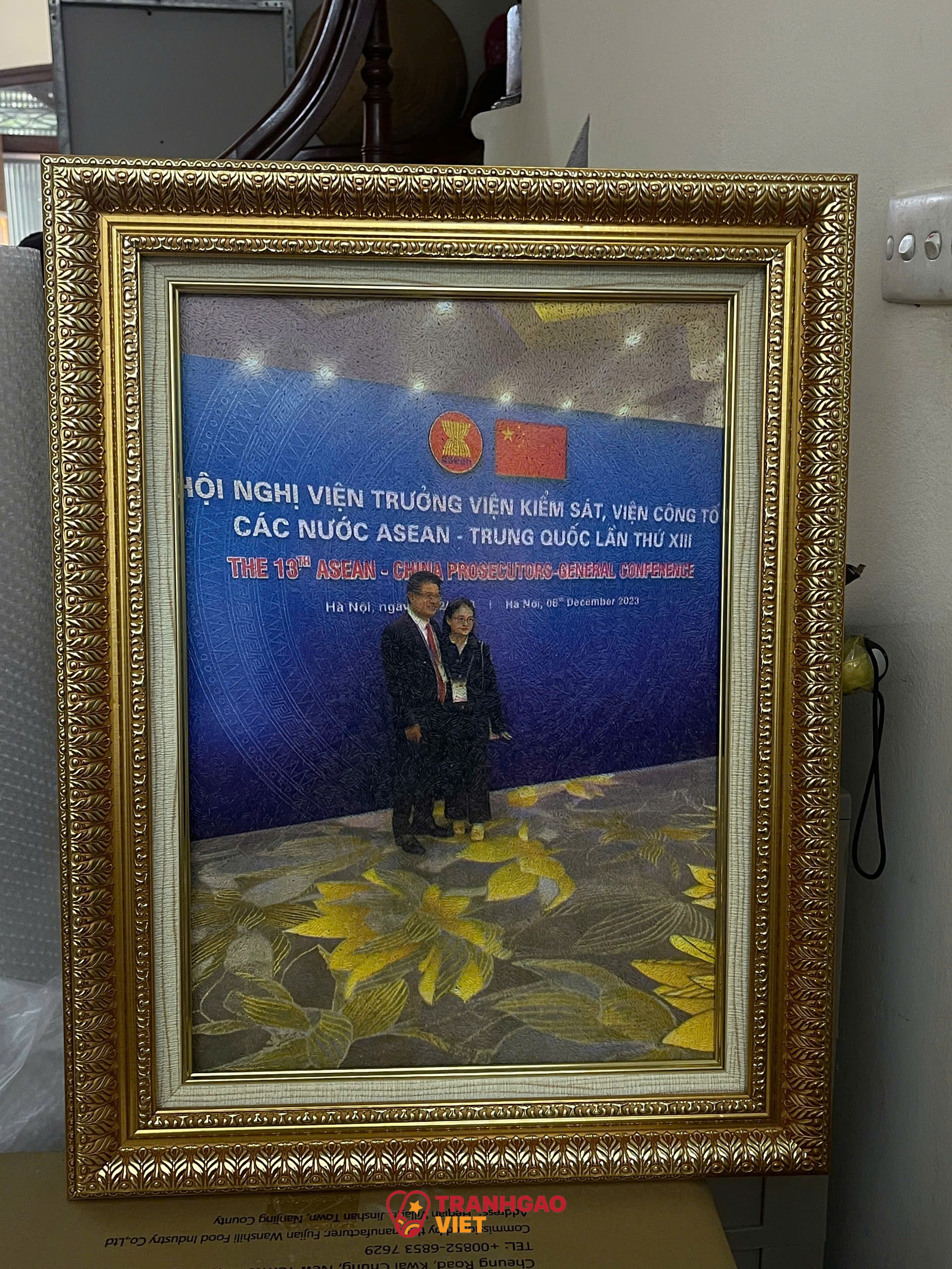 Tranh Gạo Chân Dung tại Nghệ An Hình ảnh Tranh Gạo Chân Dung tại Nghệ An - Ảnh thực tế sản phẩm Tranh Gạo