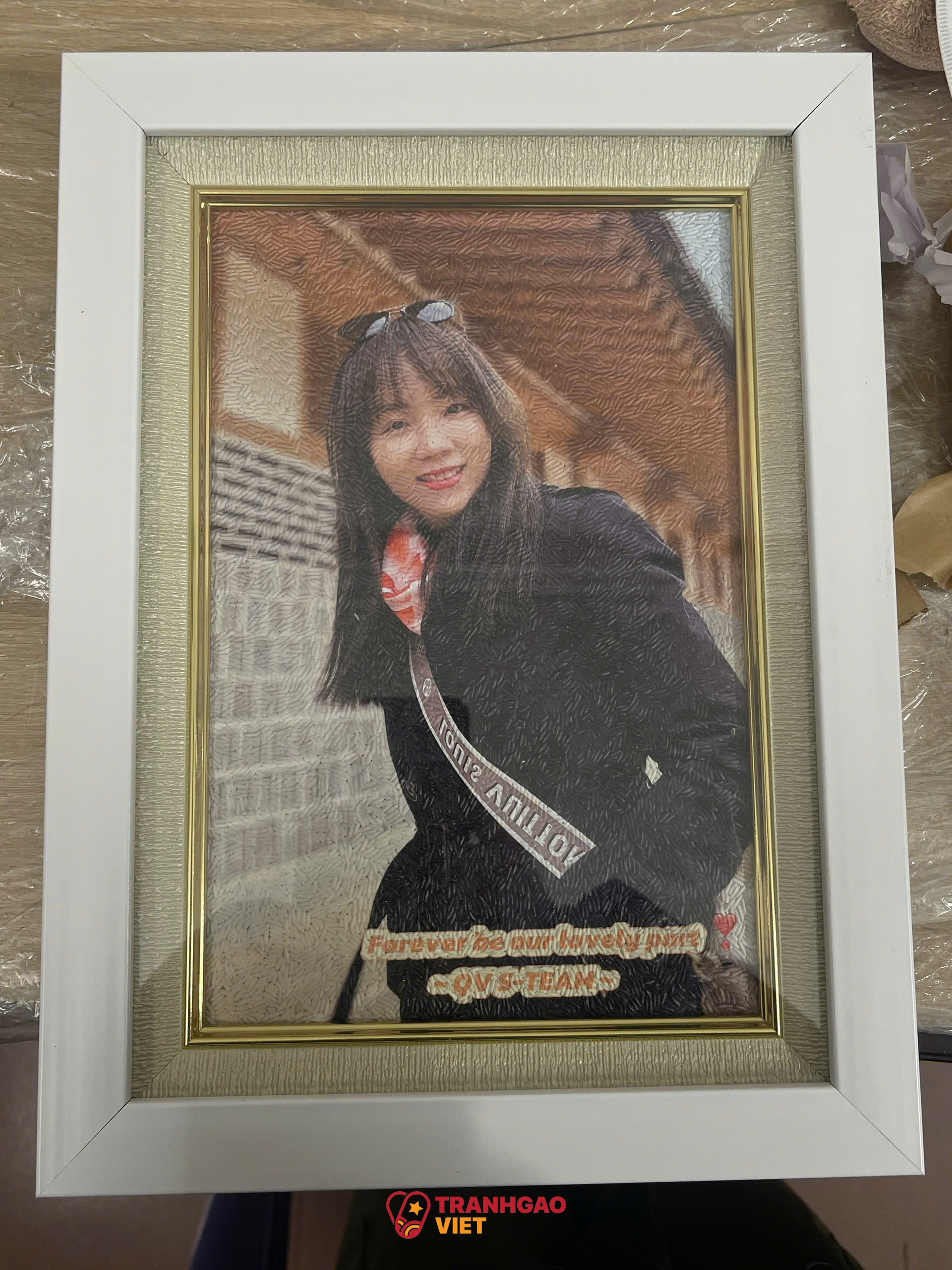 Tranh Gạo Chân Dung tại Phú Thọ Hình ảnh Tranh Gạo Chân Dung tại Phú Thọ - Ảnh thực tế sản phẩm Tranh Gạo
