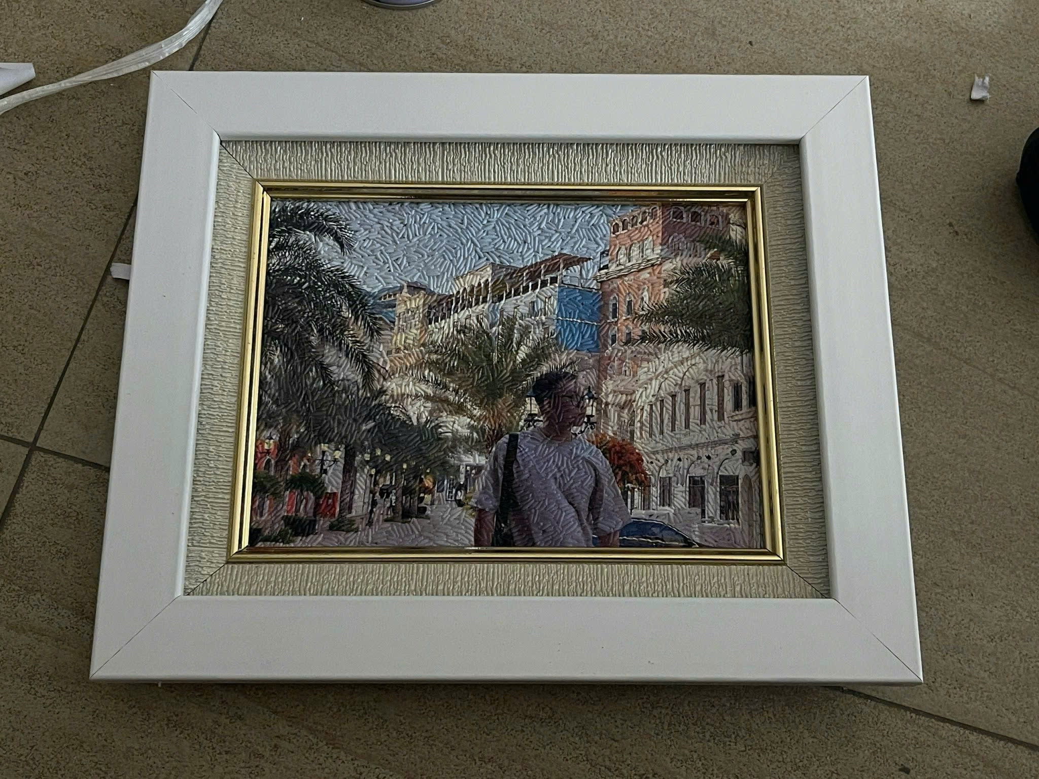 Tranh Gạo Chân Dung Chạm Khắc Hình ảnh Tranh Gạo Chân Dung Chạm Khắc - Ảnh thực tế sản phẩm Tranh Gạo