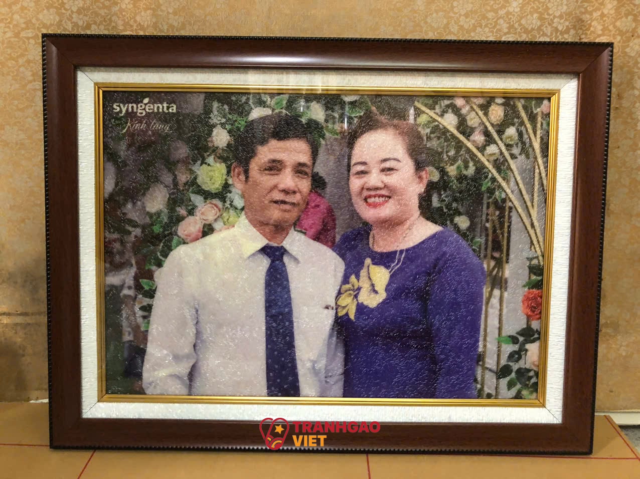 Tranh Gạo Chân Dung Độc Lạ Hình ảnh Tranh Gạo Chân Dung Độc Lạ - Ảnh thực tế sản phẩm Tranh Gạo