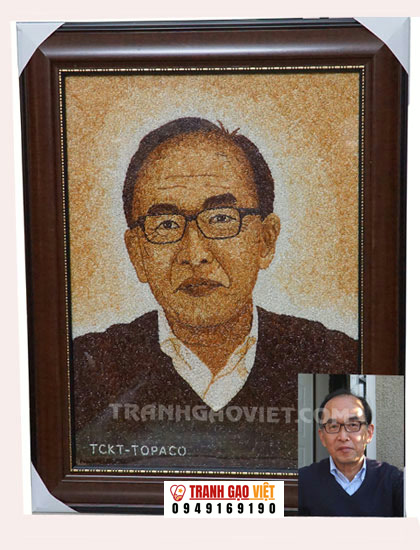 Tranh đặt của chị Thùy Giang 101 Láng Hạ Hình ảnh Tranh đặt của chị Thùy Giang 101 Láng Hạ - Ảnh thực tế sản phẩm Tranh Gạo