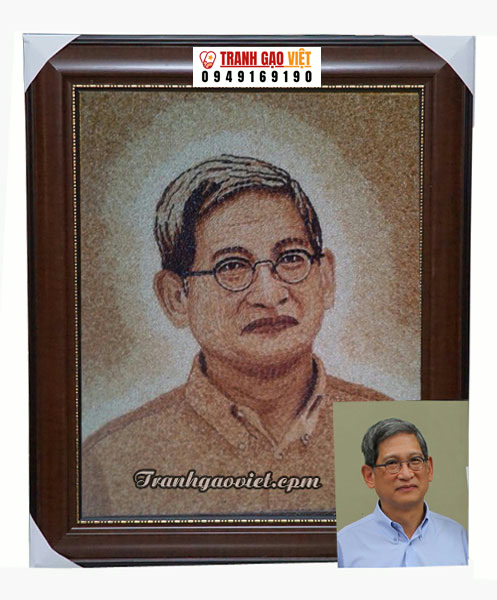 Quà tặng sự kiện hội nghị khoa học Hình ảnh Quà tặng sự kiện hội nghị khoa học - Ảnh thực tế sản phẩm Tranh Gạo
